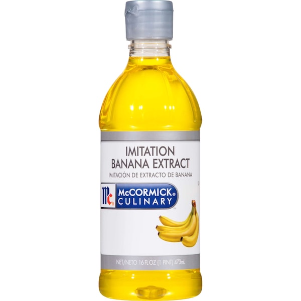 Mccormick McCormick Culinary Imitation Banana Extract 1 Pint Bottle, PK6 - 930624