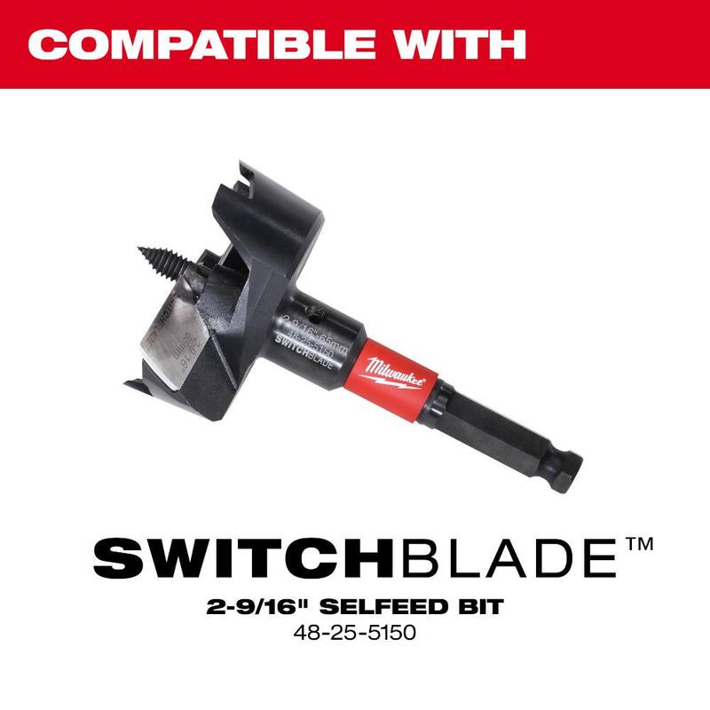Milwaukee 2-9/16 pulgadas SWITCHBLADE Kit de repuesto de cuchillas de acero de alta velocidad (10 cuchillas) - 48-25-5350