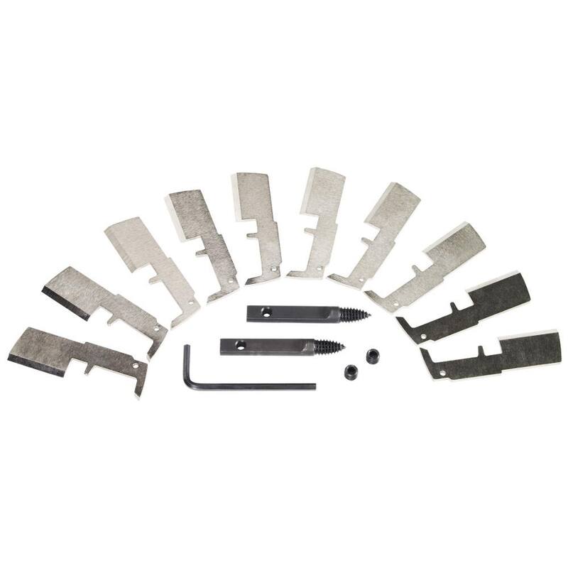 Milwaukee 2-9/16 pulgadas SWITCHBLADE Kit de repuesto de cuchillas de acero de alta velocidad (10 cuchillas) - 48-25-5350