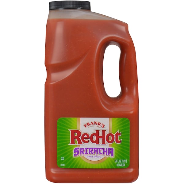 Franks Redhot Hot Sauce Sriracha Chili .5 gal., PK4 - 90623