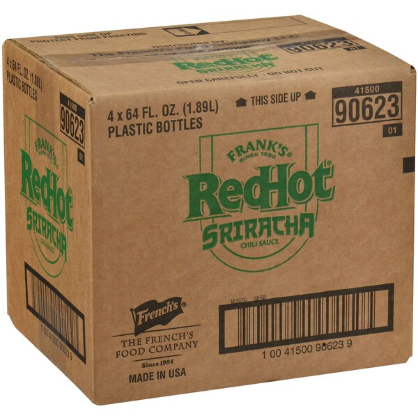 Franks Redhot Hot Sauce Sriracha Chili .5 gal., PK4 - 90623