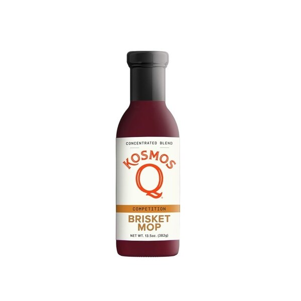 Kosmos Q BBQ Sauce, Competition Brisket Mop, 13.5 oz Bottle - KOS-MOP-15PK