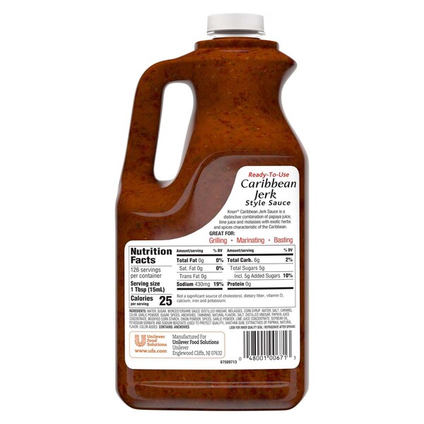 Knorr Knorr Side Meal Caribean Jerk 0.5 gal., PK4 - 67544448