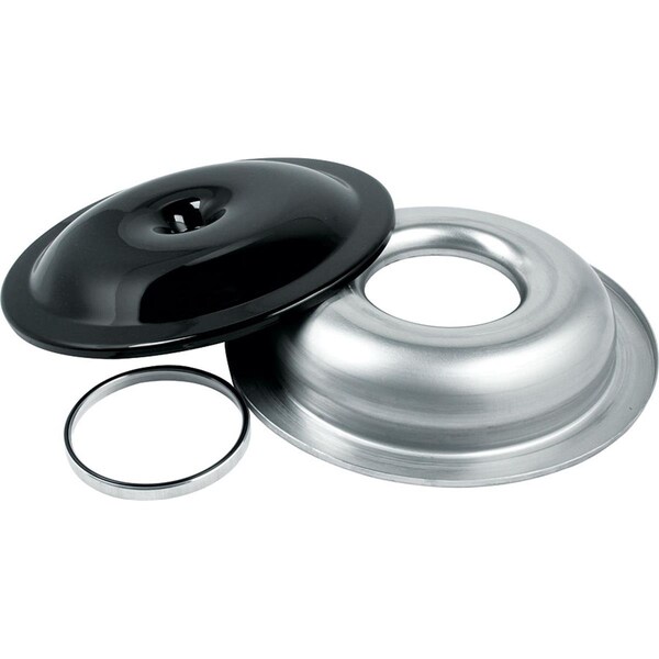 Allstar Performance 14 in. Air Cleaner Kit with 0.5 in. Spacer - Black - ALL26097