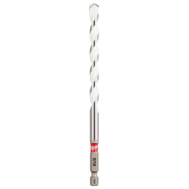 Broca de carburo Milwaukee SHOCKWAVE de varios materiales de 5/16 pulg. x 4 pulg. x 6 pulg. - 48-20-8888
