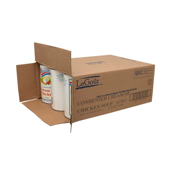 Legout Legout Soups Cream Of Chicken Condensed Canned Soup 50 oz., PK12 - 3750061963