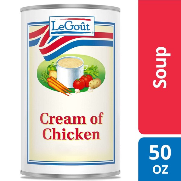 Legout Legout Soups Cream Of Chicken Condensed Canned Soup 50 oz., PK12 - 3750061963