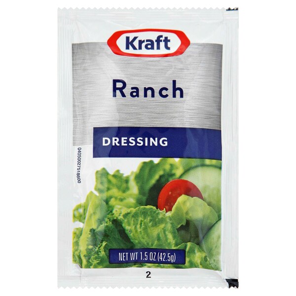 Kraft Kraft Ranch Dressing 1.5 oz. Packet, PK60 - 10021000671202