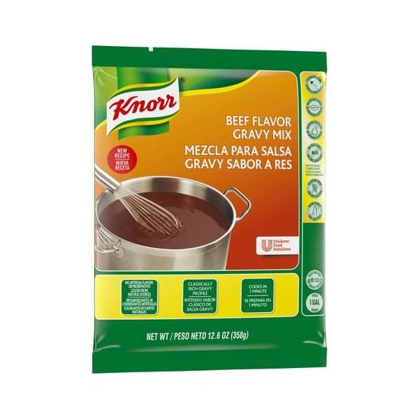 Knorr Knorr Beef Flavor Gravy Mix 12.6 oz., PK6 - 000000000067498