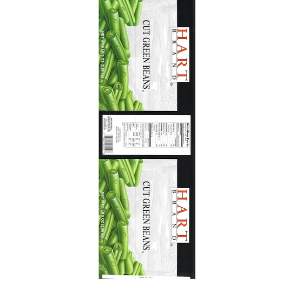 Hart Hart Green Bean Extra Standard 4 Sieve Cut 101 oz., PK6 - F007022207259