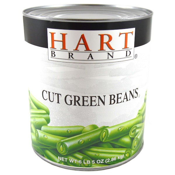 Hart Hart Green Bean Extra Standard 4 Sieve Cut 101 oz., PK6 - F007022207259