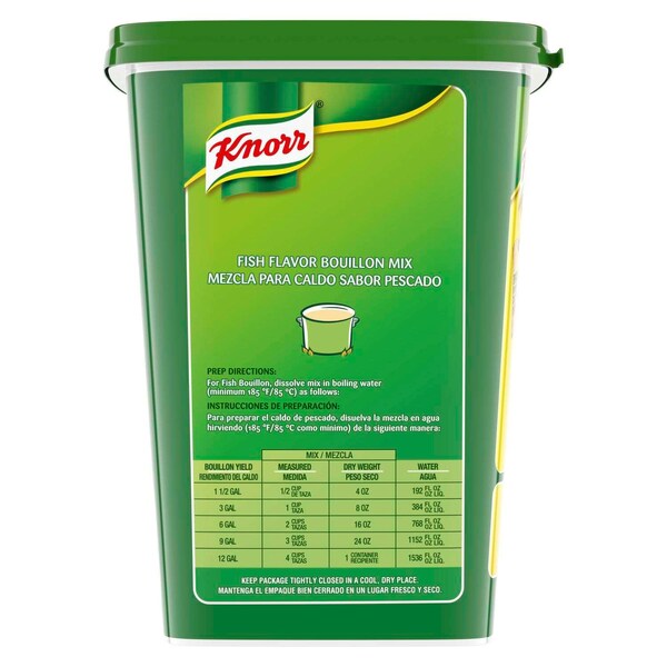 Knorr Knorr Fish Bouillon 1.99lbs Bucket, PK6 - 84137601