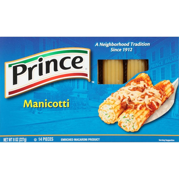 Prince Prince Manicotti 12 08 oz., PK12 - 900271