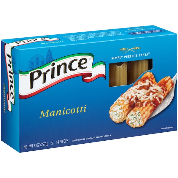 Prince Prince Manicotti 12 08 oz., PK12 - 900271