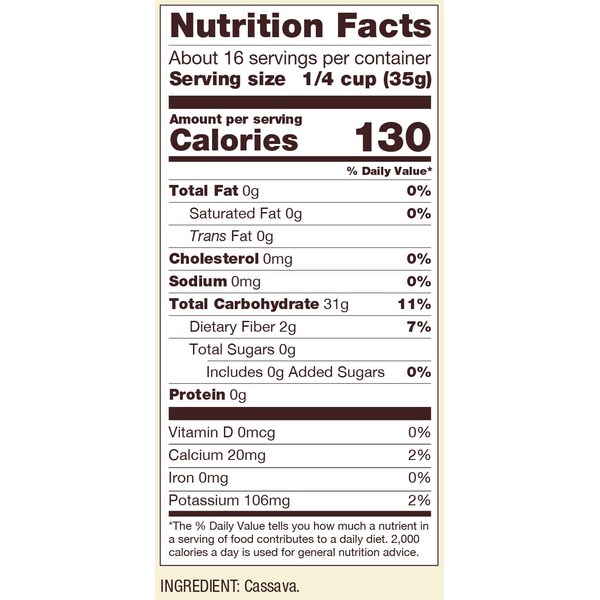 Bobs Red Mill Natural Foods Bob's Red Mill Gluten Free Cassava Flour 20 oz. Bag, PK4 - 1953S204