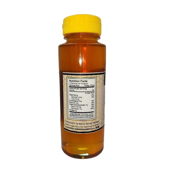 World Honey Market World Honey Market Gallberry Honey 12 oz Bottle - GB-5704