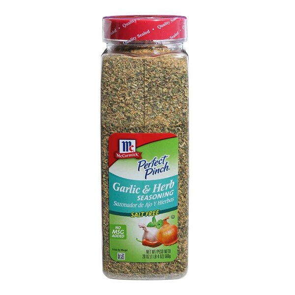 Mccormick McCormick Perfect Pinch Salt Free Garlic & Herb 20 oz. Container, PK6 - 901210142