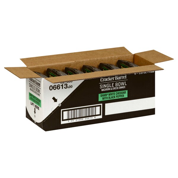 Cracker Barrel Liquid Dinner White Cheddar 3.8 oz., PK6 - 10021000066138