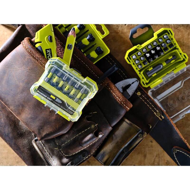 RYOBI 2 pulgadas Bits de Impacto con Diamante (12 piezas) - A961203