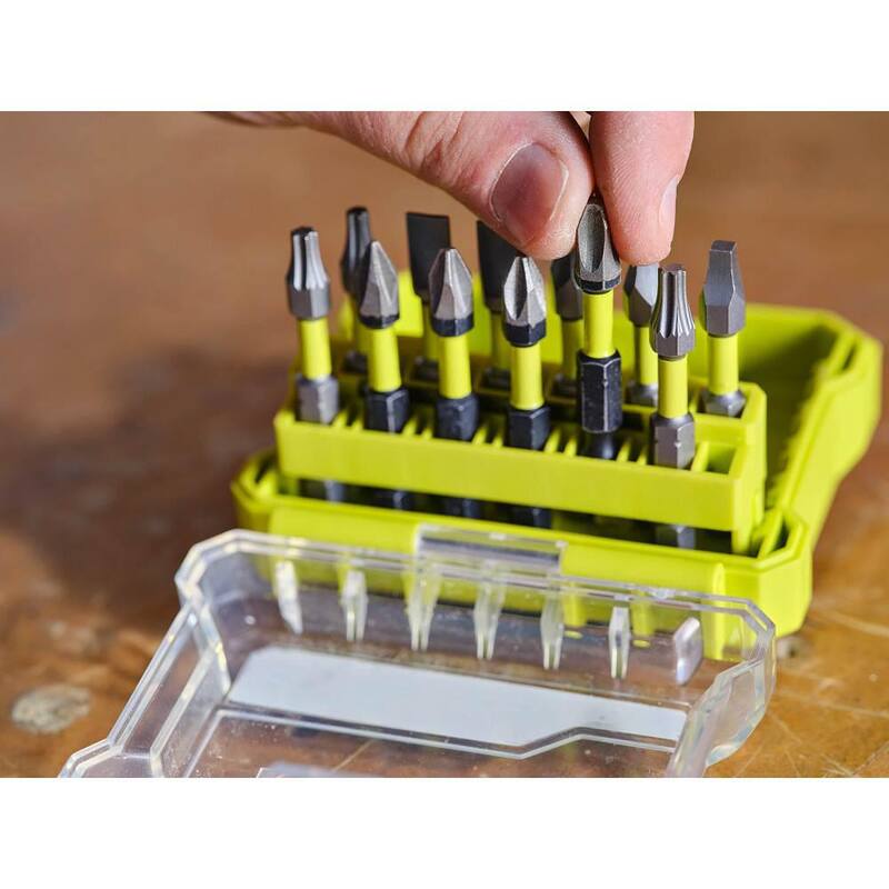 RYOBI 2 pulgadas Bits de Impacto con Diamante (12 piezas) - A961203