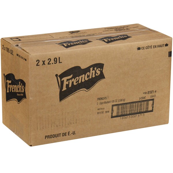 Frenchs French's Dijon Mustard With Chardonnay 105 oz. Jug, PK2 - 81971