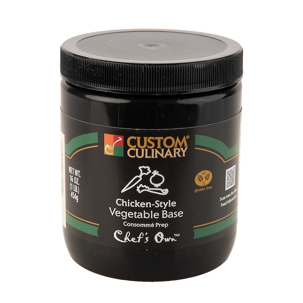 Chefs Own Chef's Own Chicken-Style Vegetable Consomme Vegan Base 1lbs, PK12 - 07402ICFP