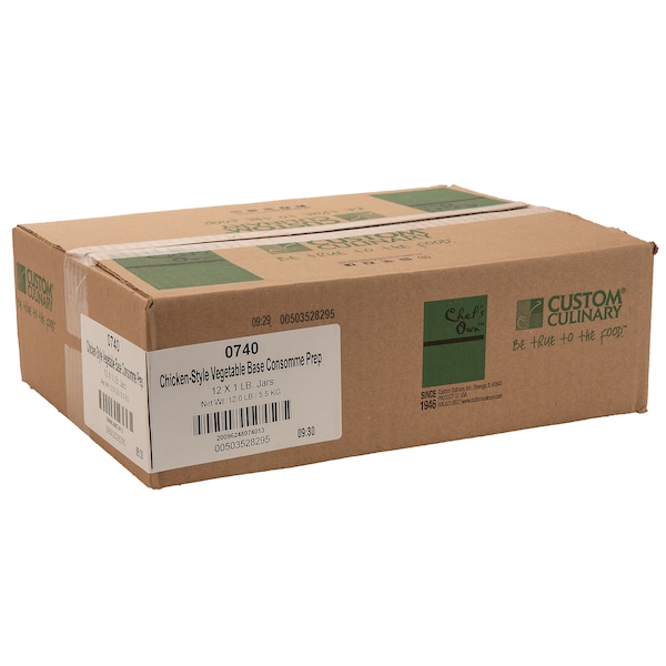 Chefs Own Chef's Own Chicken-Style Vegetable Consomme Vegan Base 1lbs, PK12 - 07402ICFP