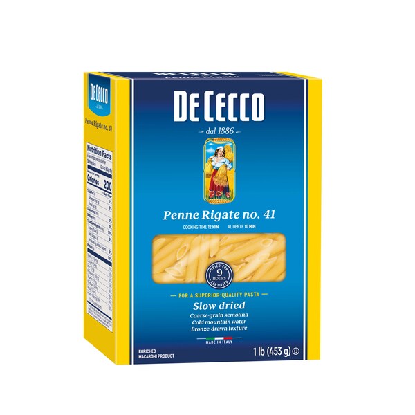 De Cecco De Cecco No. 41 Penne Rigate 1lbs Box, PK12 - VSS0041