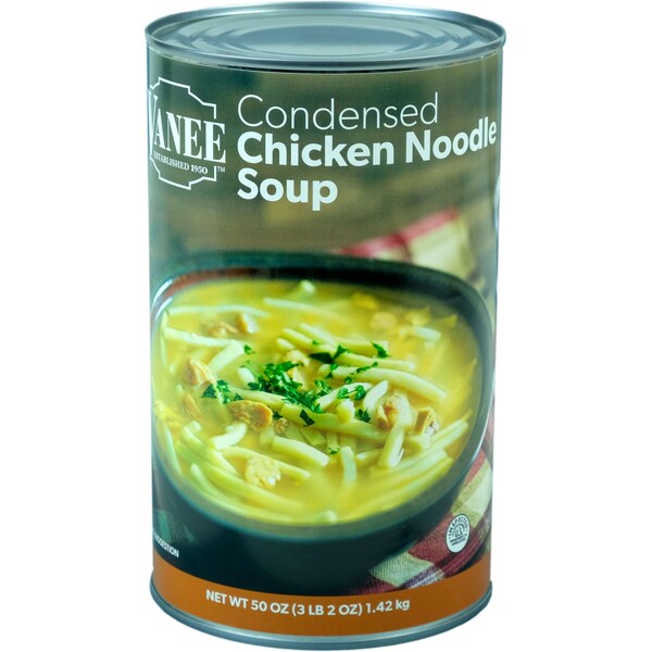 Vanee Vanee Chicken Noodle Soup 50 oz. Cans, PK12 - 550JX-VAN