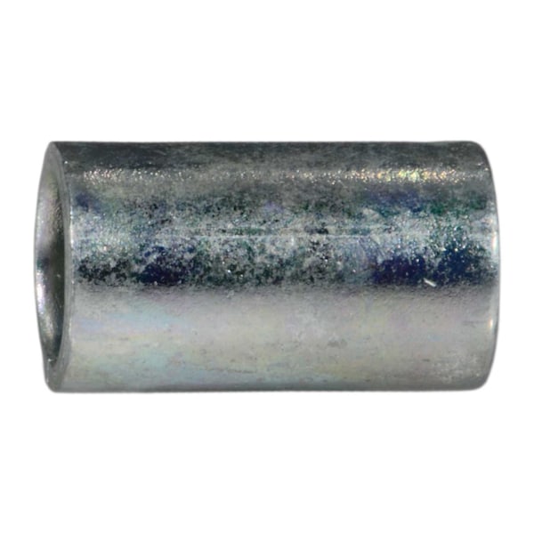 Midwest Fastener Round Spacer, Zinc Steel, 10 mm Overall Lg, 4 mm Inside Dia, 6 PK - 930386
