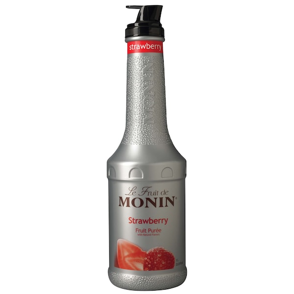 Monin Monin Premium Strawberry Fruit Puree 1 Liter, PK4 - M-RP042F