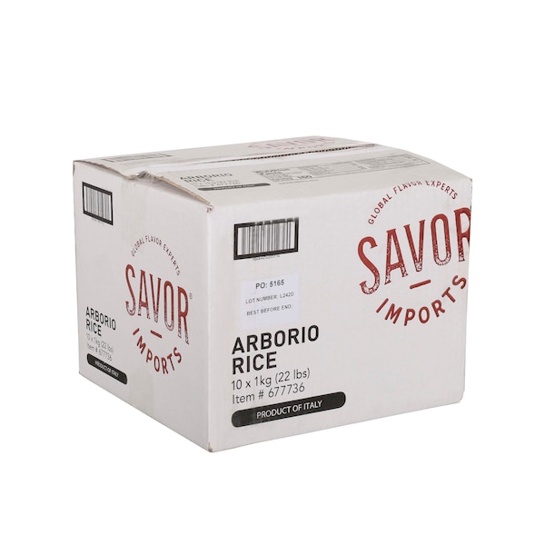 Savor Imports Arborio Rice 1kg Box, PK10 - 677736