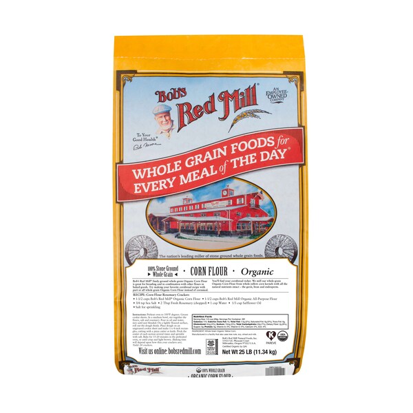 Bobs Red Mill Natural Foods Bob's Red Mill Organic Corn Flour 25lbs - 6007B25