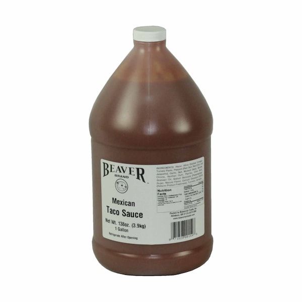 Beaver Beaver Mexican Taco Sauce 1 gal. Jug, PK4 - 154-4