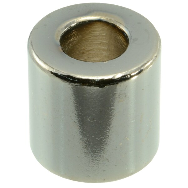 Midwest Fastener Round Spacer, Black Chrome Steel, 3/4 in Overall Lg, 3/8 in Inside Dia, 3 PK - 34085