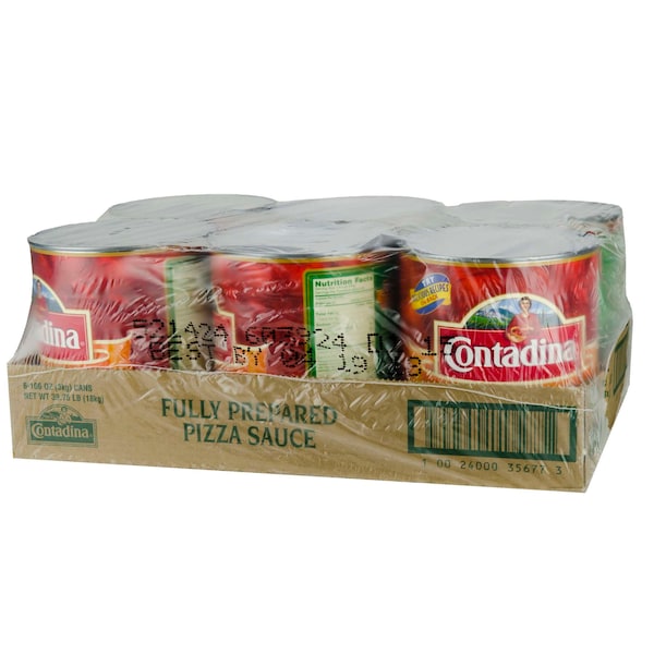 Contadina Fully Prepared Pizza Sauce Contadina 106 oz. Cans, PK6 - 2001757