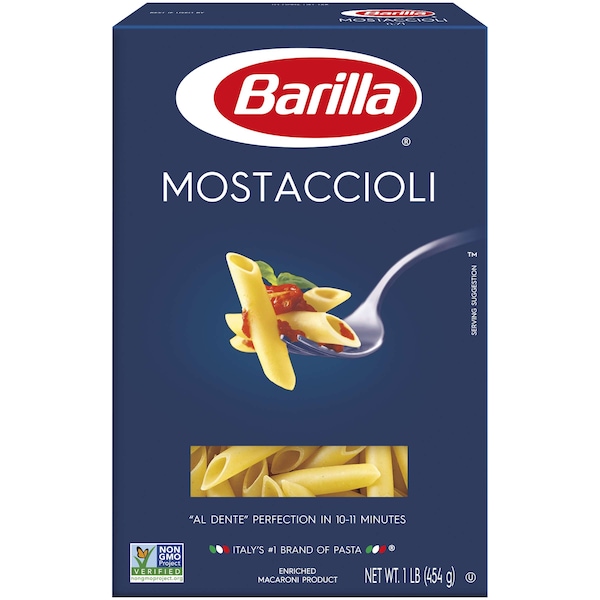 Barilla Barilla Mostaccioli Pasta 16 oz., PK12 - 1000010537