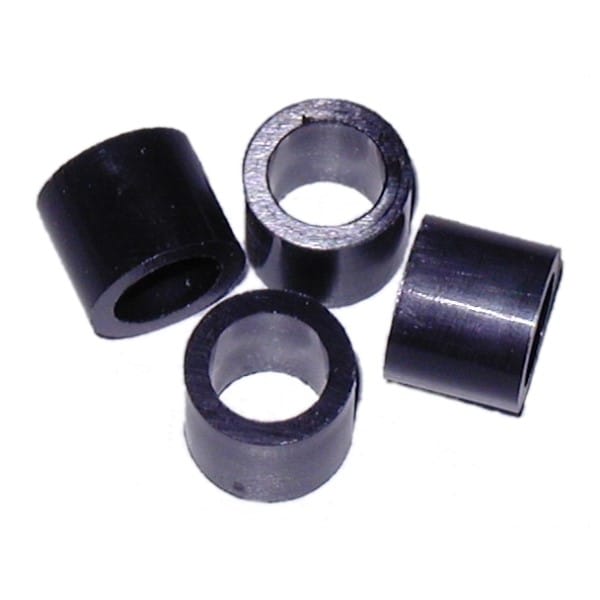 Midwest Fastener Round Spacer, Nylon, 10 mm Overall Lg, 8.3 mm Inside Dia, 20 PK - 72892