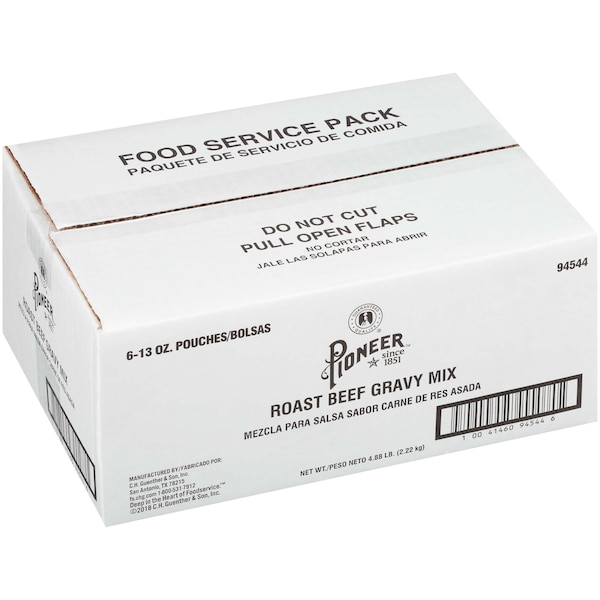 Pioneer Pioneer Roast Beef Flavored Gravy Mix 13 oz., PK6 - 94544
