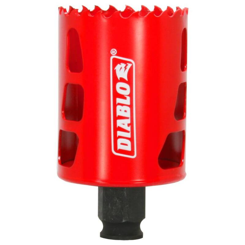 DIABLO Sierra de corona bimetálica de 2 pulgadas con una profundidad de corte de 2-3/8 pulgadas - DHS2000B