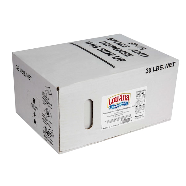 Louana Oil Louana Coconut Popcorn Bag In Box 35lbs - 49580LOU
