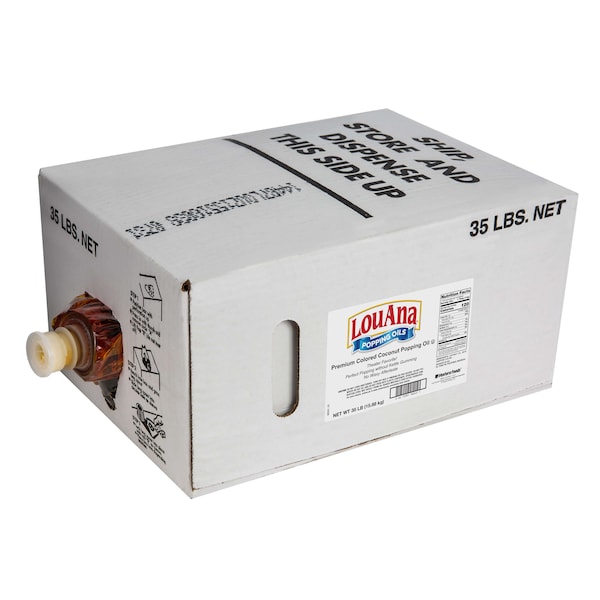 Louana Oil Louana Coconut Popcorn Bag In Box 35lbs - 49580LOU