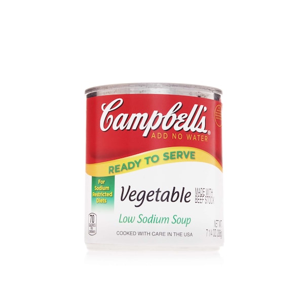 Campbells Campbell's Ready To Serve Low Sodium Vegetable Soup 7.25 oz. Can, PK24 - 000000603