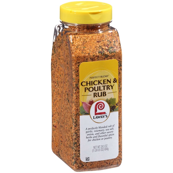 Lawrys Lawry's Perfect Blend Chicken Rub And Seasoning 24 oz., PK6 - 900486102