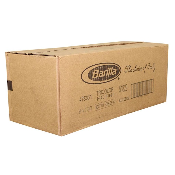 Barilla Barilla Tri-Color Rotini Pasta 12 oz., PK16 - 1000478381