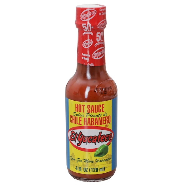 El Yucateco Red Haberno Hot Sauce 4 fl. oz., PK12 - 10816493010016