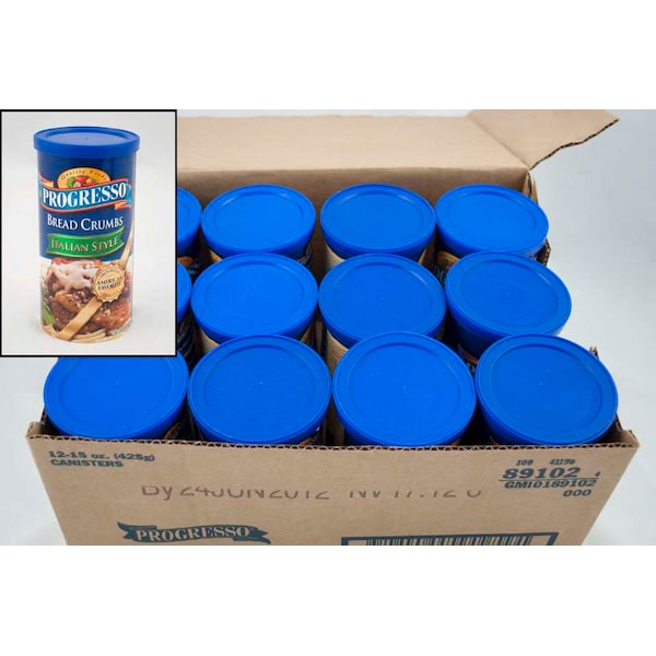 Progresso Progresso Bread Crumbs Bulk Italian Style 15 oz., PK12 - 41196-89102
