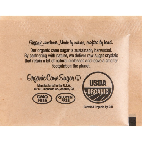 Genuine Joe Sugar, Turbinado, Brwn, PK400 - 70470CT