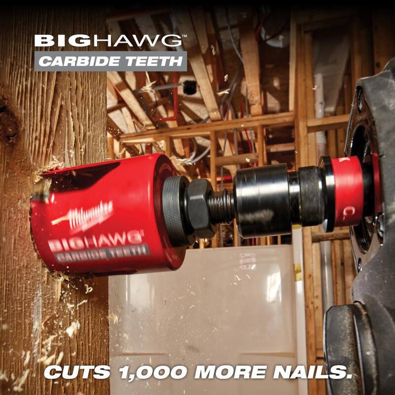 Milwaukee 4 pulgadas Big Hawg Sierra de Orificio de Carburo - 49-56-9245