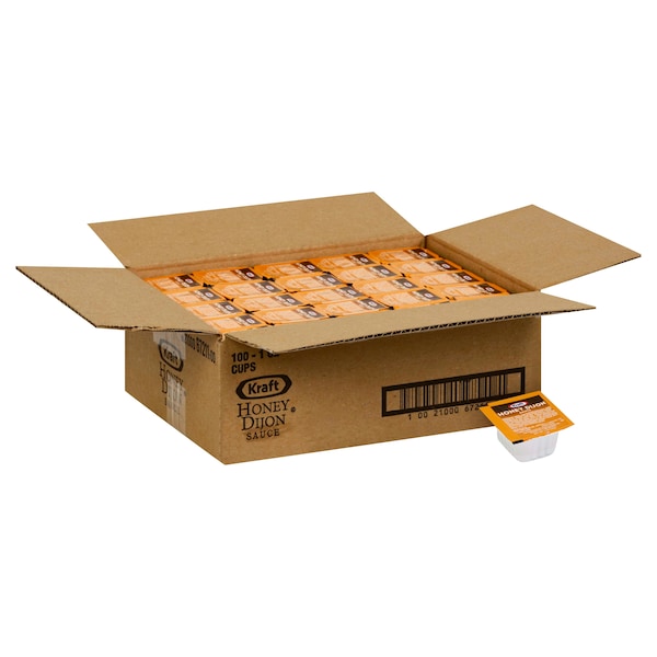 Kraft Kraft Honey Dijon Sauce 1 oz. Plastic Cup, PK100 - 10021000672117